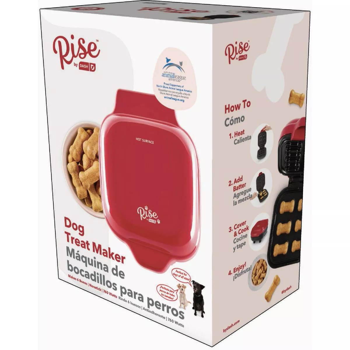 Rise by Dash Rise Red Dog Treat Maker
