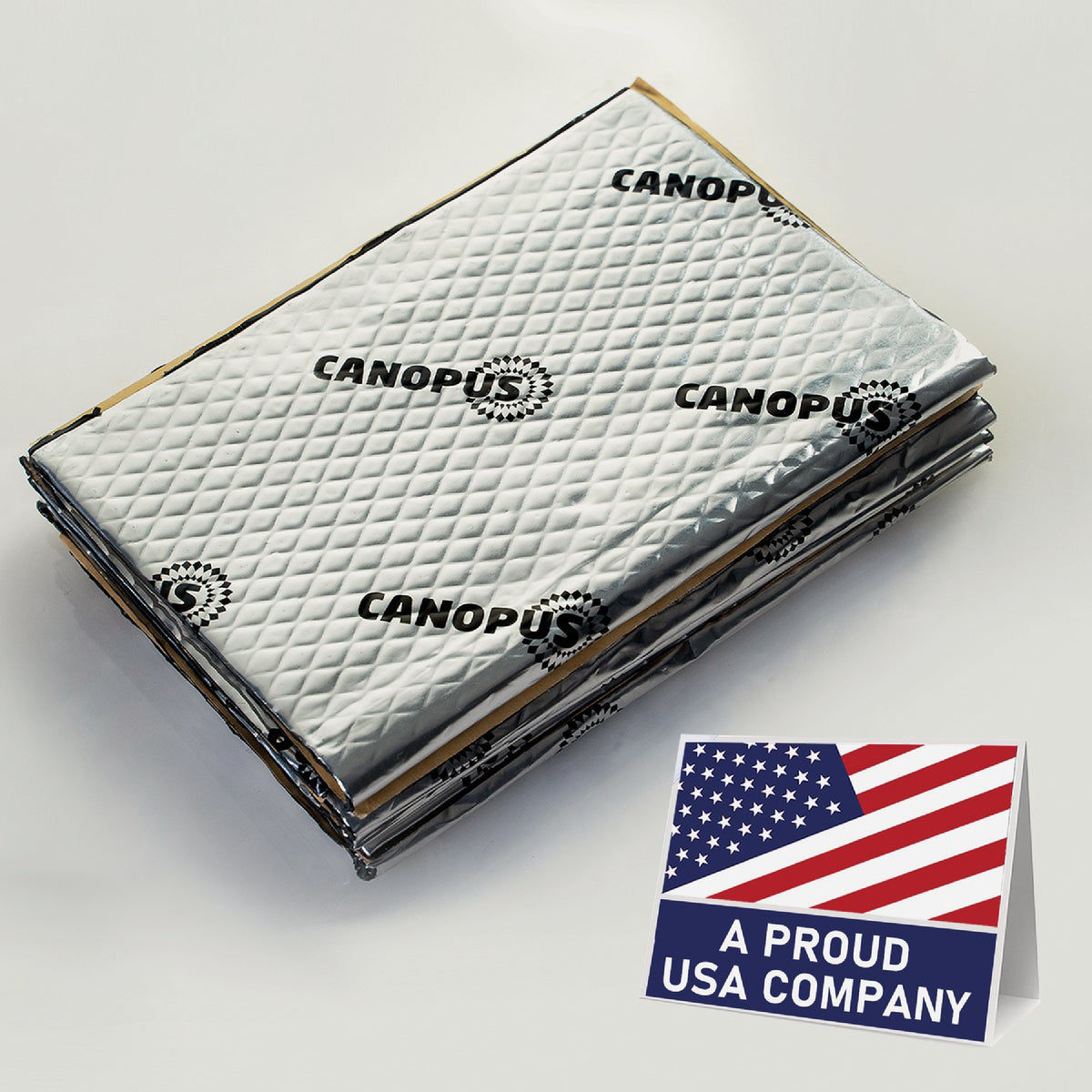 Canopus 50 mil 36 Sq. Ft. Silver Sound Deadening Mat (18Count) Do it