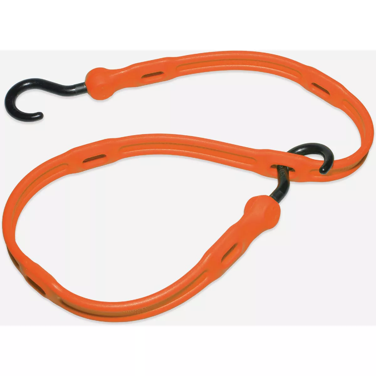The Perfect Bungee 36 In. Adjust A Strap, Premium Polyurethane Adjustable Bungee Strap with Nylon Hooks, Orange (4-Pack)
