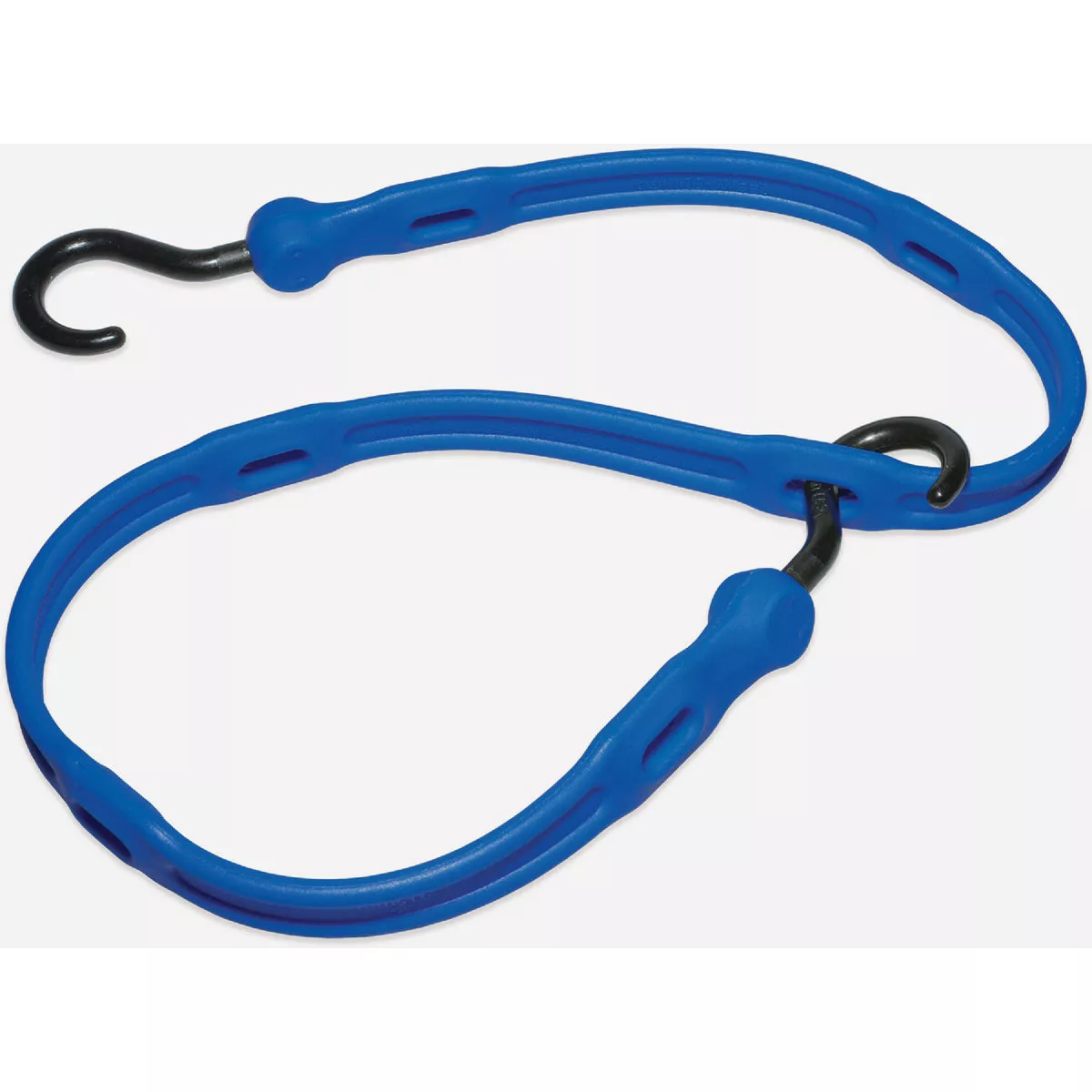 The Perfect Bungee 36 In. Adjust A Strap, Premium Polyurethane Adjustable Bungee Strap with Nylon Hooks, Blue (4-Pack)