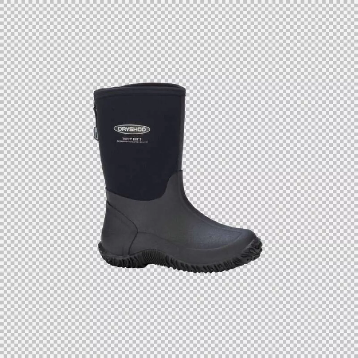 Dryshod Youth's Black/Gray Tuffy Sport Rubber Boots, Size 1 - photo 5