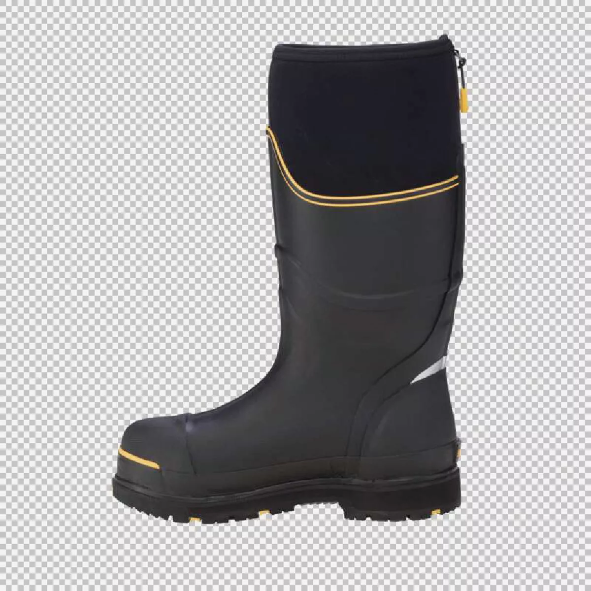 Dryshod Men's Black Max Steel Toe Rubber Boots, Size 10 - photo 4