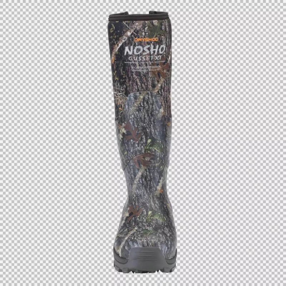 Dryshod Men's Camo NoSho Gusset XT Rubber Boots, Size 12