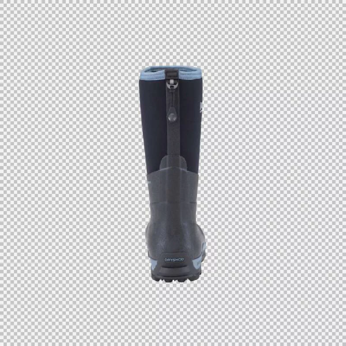 Dryshod Youth's Black/Blue Arctic Storm Rubber Boots, Size 5 - photo 3