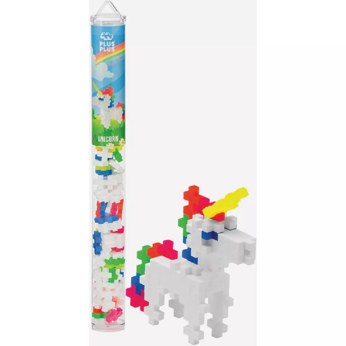 Plus-Plus Unicorn Tube (70-Pieces)