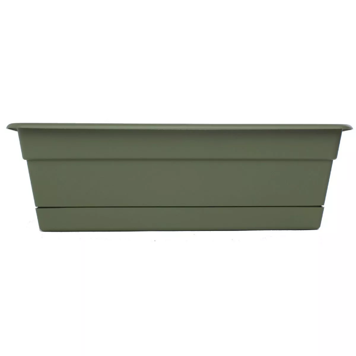 Bloem Dura Cotta 30 In. Plastic Living Green Flower Box
