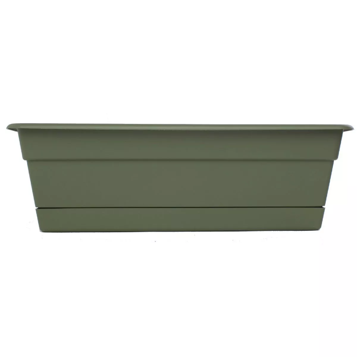 Bloem Dura Cotta 36 In. Plastic Living Green Flower Box