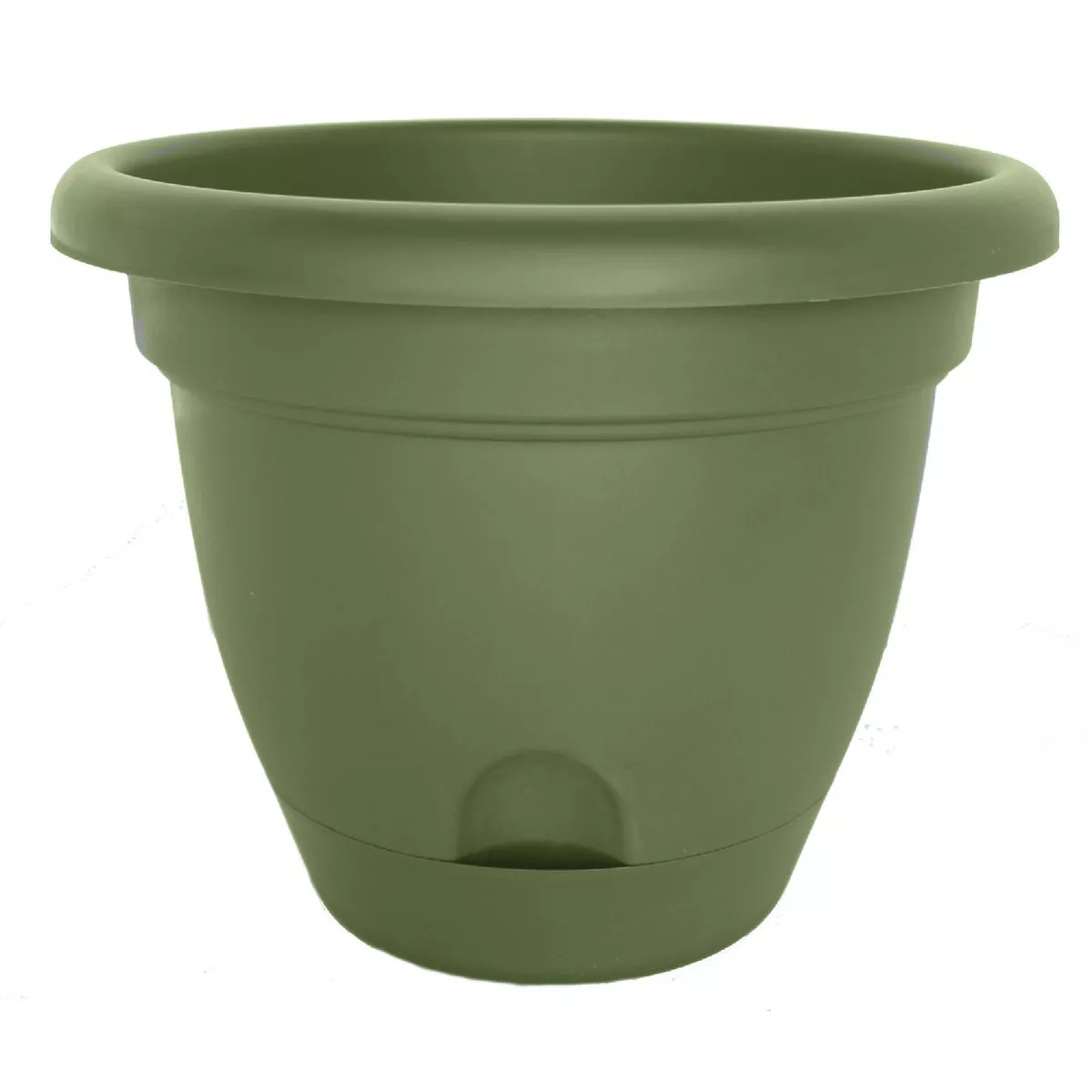 Bloem Lucca 7 In. x 8.75 In. x 8.75 In. x 4 In. High Density Plastic Living Green Planter
