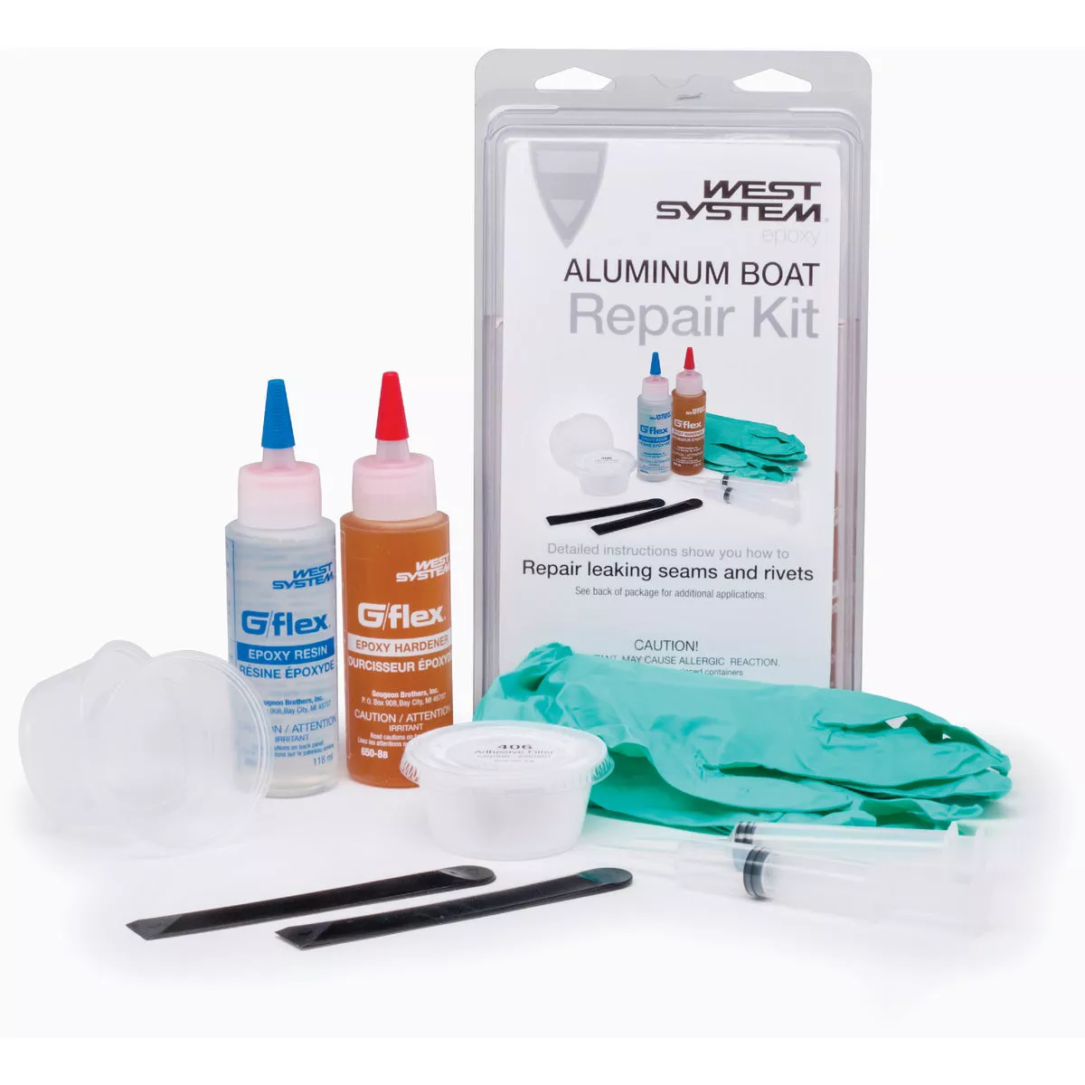 West System 10-Piece Aluminum Boat Repair Kit