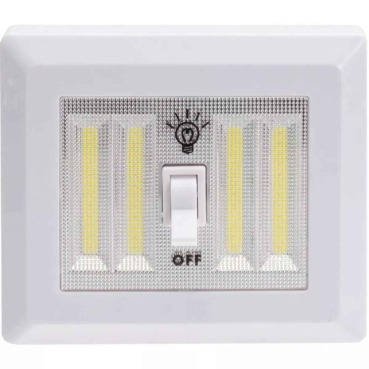 LitezAll White COB LED Jumbo Wireless Light Switch