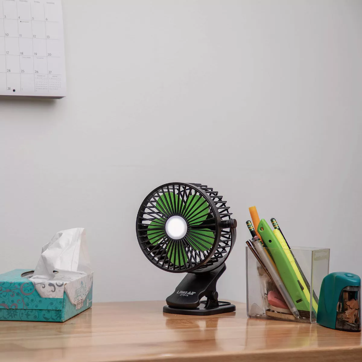 LitezAll Rechargeable Clip-On Fan with Light - photo 4