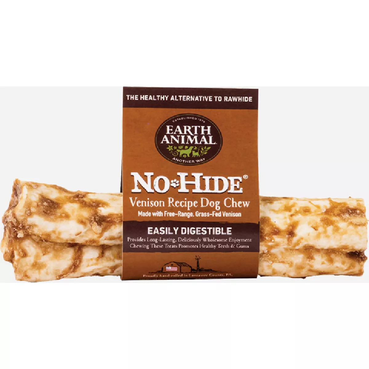 Earth Animal 7 In. No Hide Venison Chew Bone
