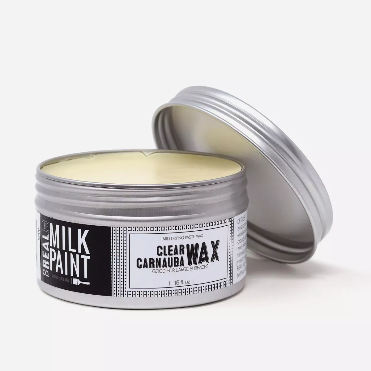 Milk Paint 16 Oz. Clear Carnauba Wax - photo 2