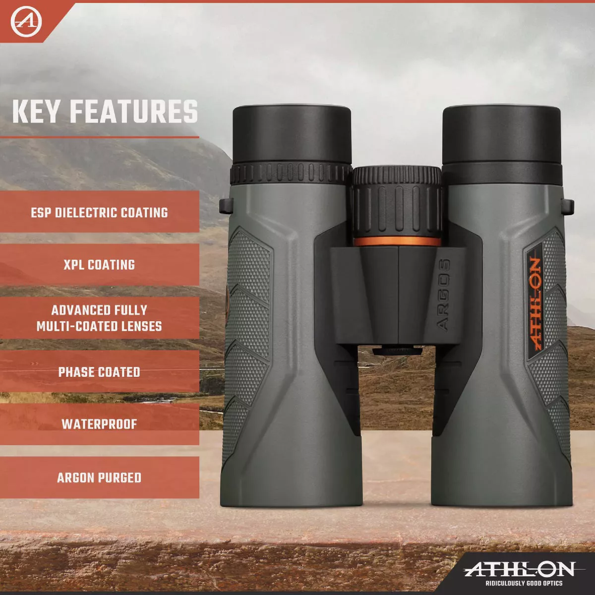 Athlon Optics Argos G2 8x42 HD Binoculars- - photo 3