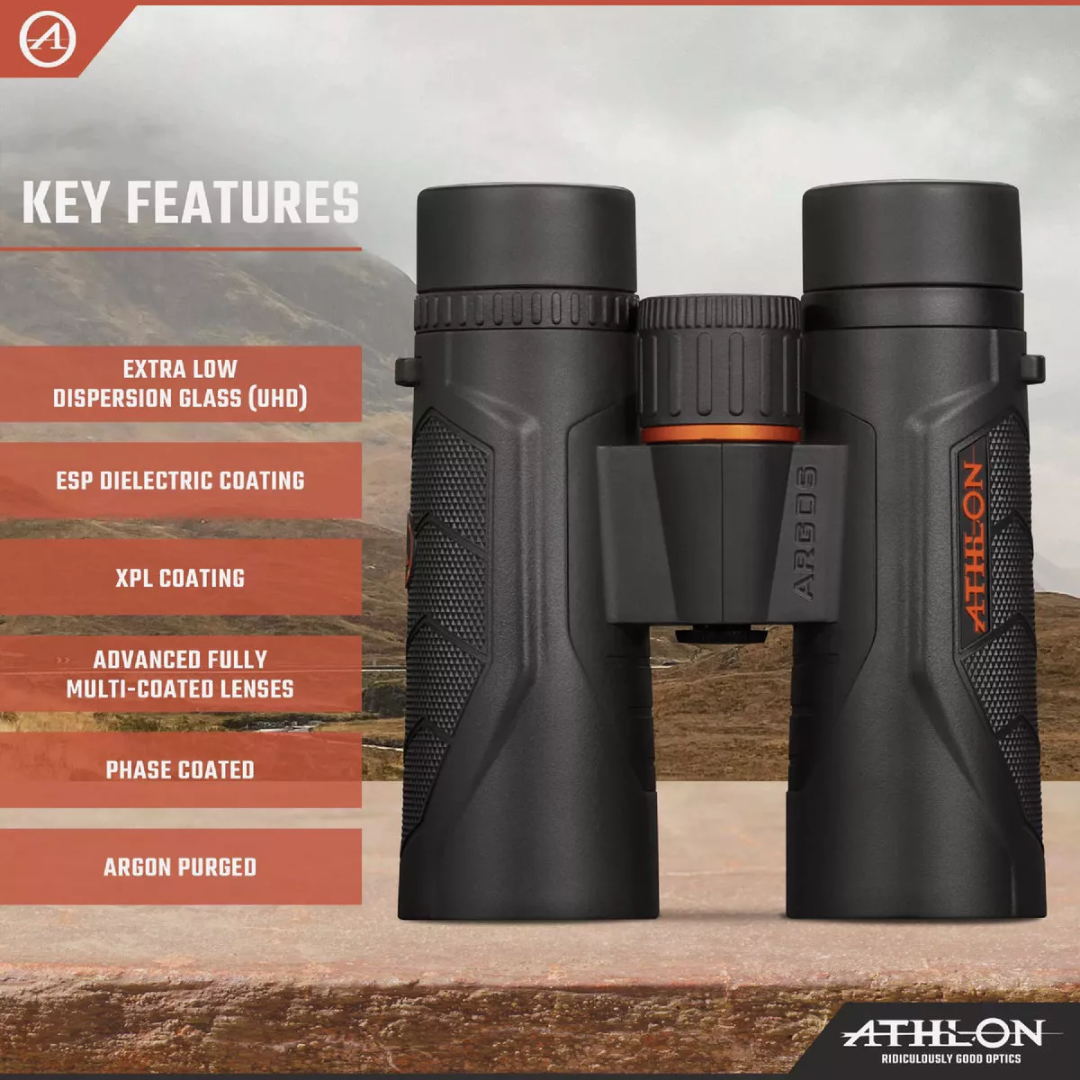 Athlon Optics Argos G2 10x42 UHD Binoculars - photo 2