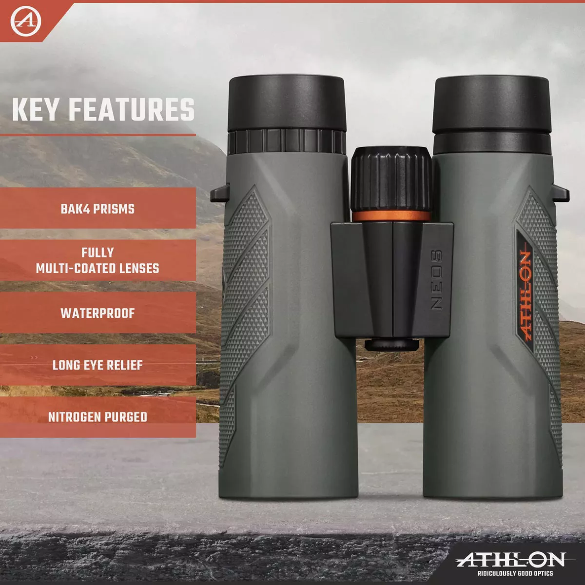 Athlon Optics Neos G2 8x42 HD Binoculars - photo 2