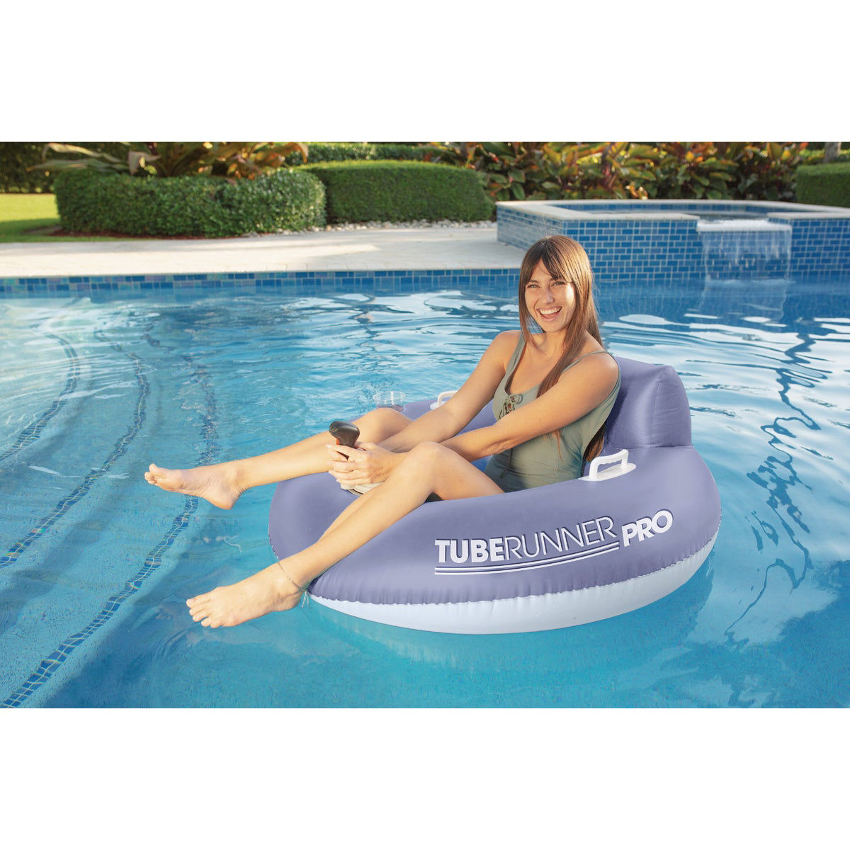 PoolCandy Tube factory Runner Motorized Pool Tube with Built-In Throttle