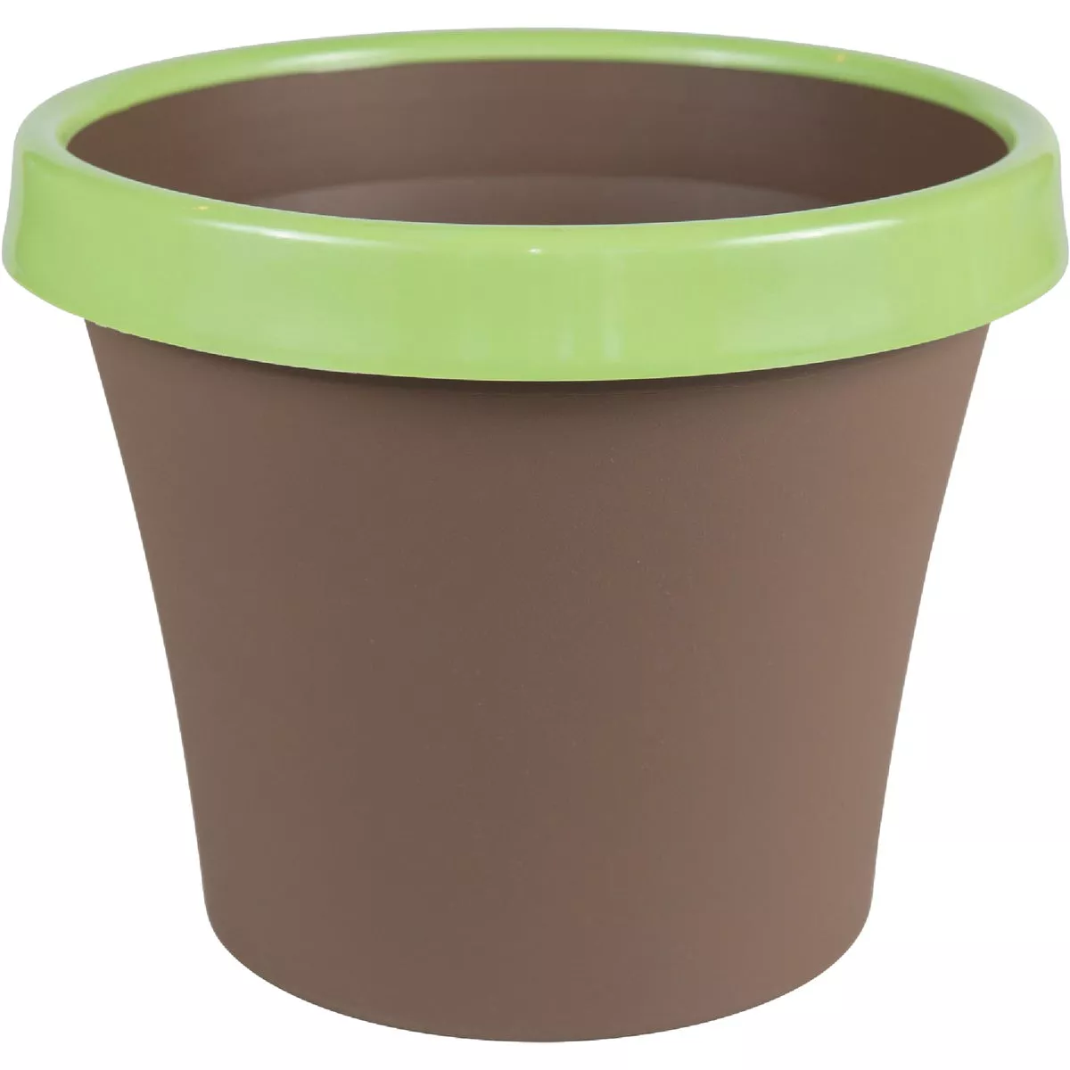 Bloem Terra 10.75 In. x 12.75 In. High Density Plastic Chocolate w/Honey Dew Planter