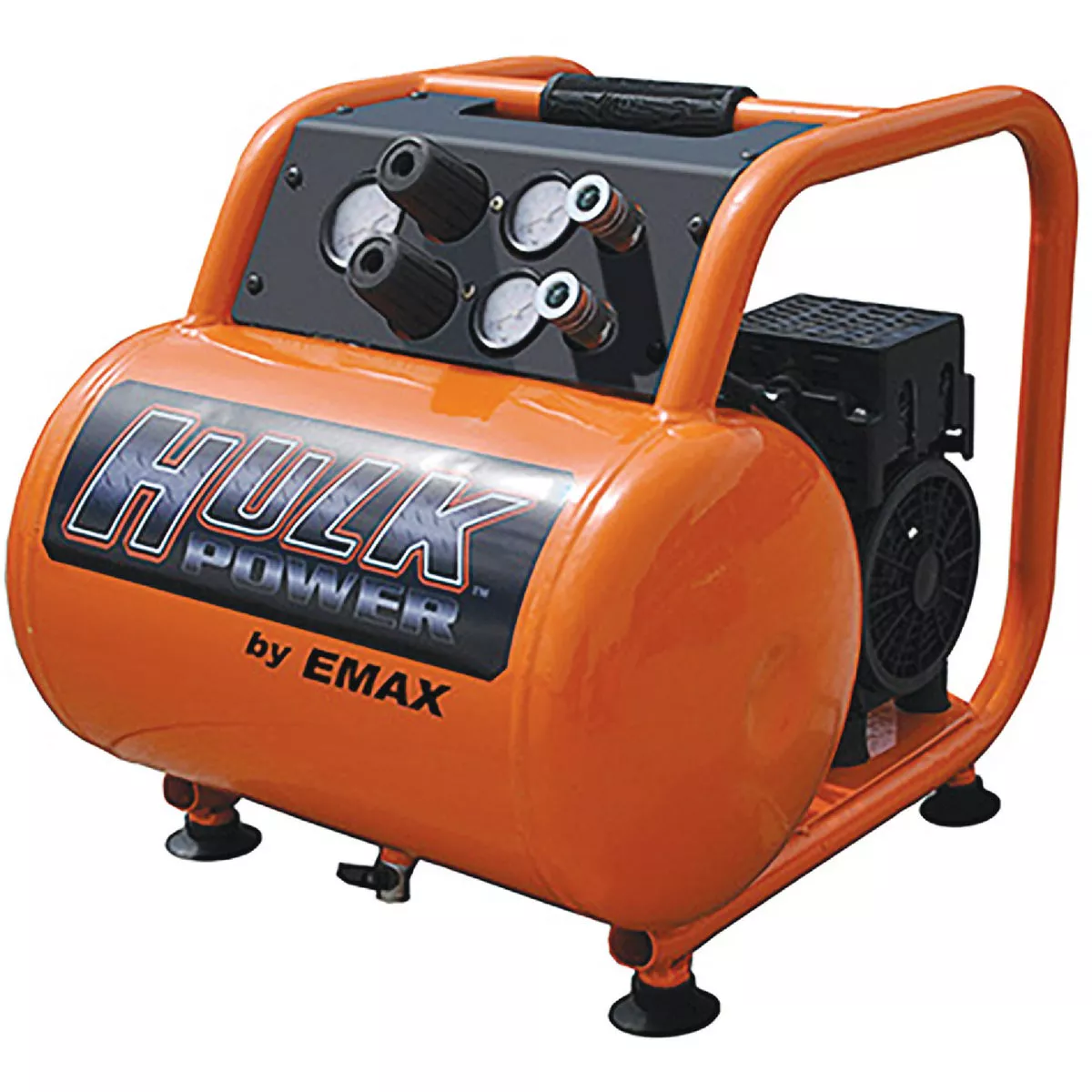 Hulk EMAX 5 Gal. Portable 125 psi Hot Dog Silent Air Compressor