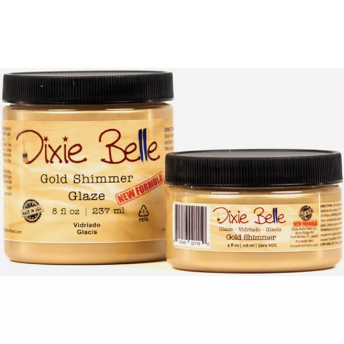 Dixie Belle 4 Oz. Gold Shimmer Decorative Glaze