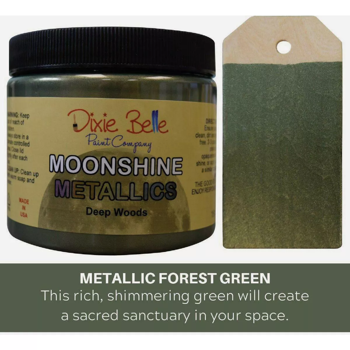 Dixie Belle 16 Oz. Deep Woods Moonshine Metallic Mineral Paint