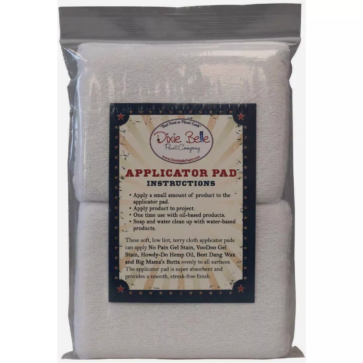Dixie Belle Stain Applicator Pads (2-Pack)