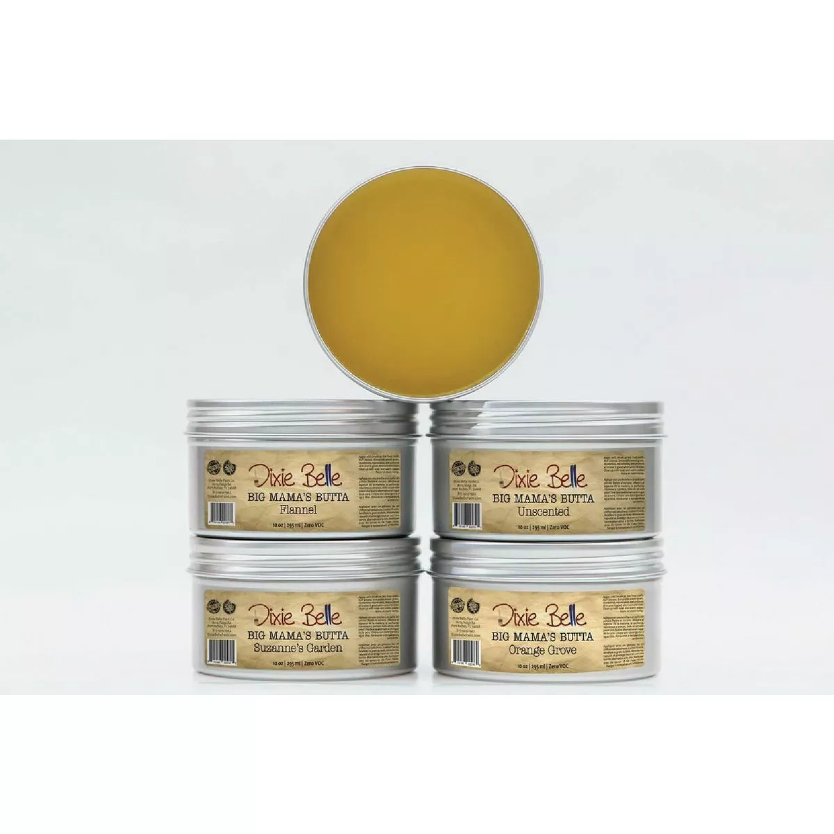 Dixie Belle 4 Oz. Flannel Big Mama's Butta Wood Finishing Wax