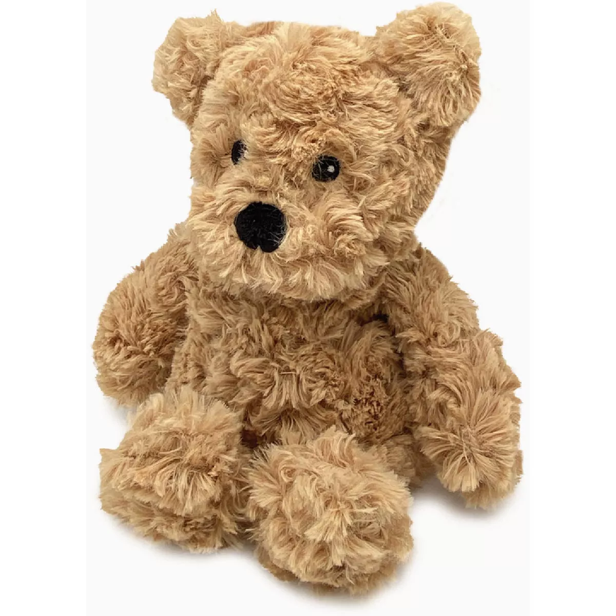 Brown Curly Bear Warmies Junior