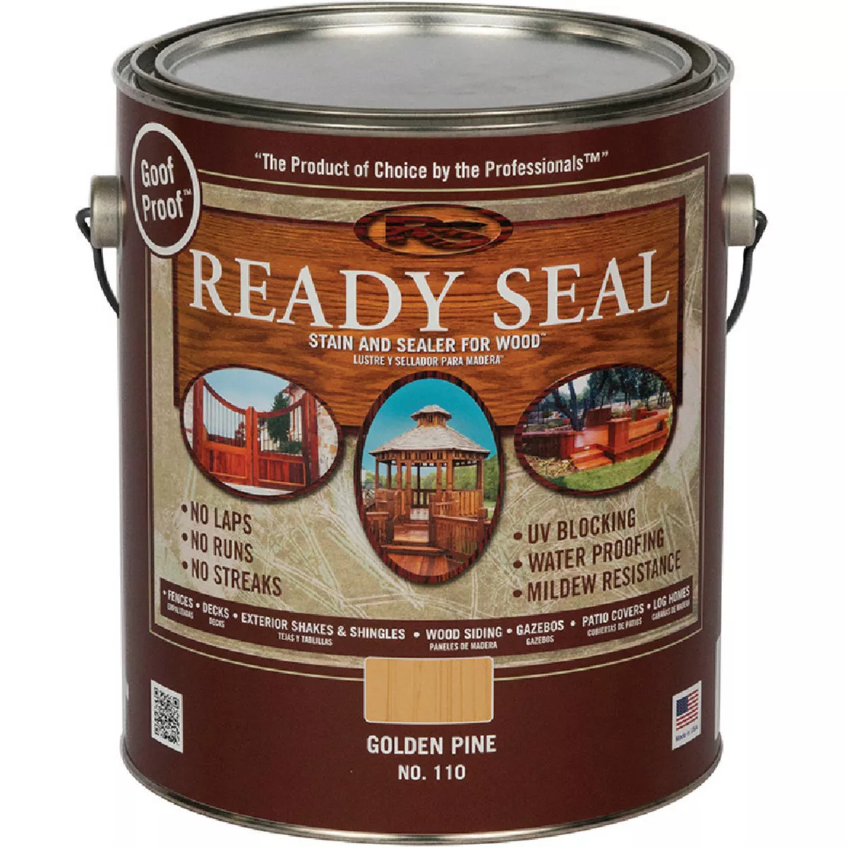Ready Seal 1 Gal. Wood Stain & Sealer 250VOC, Golden Pine
