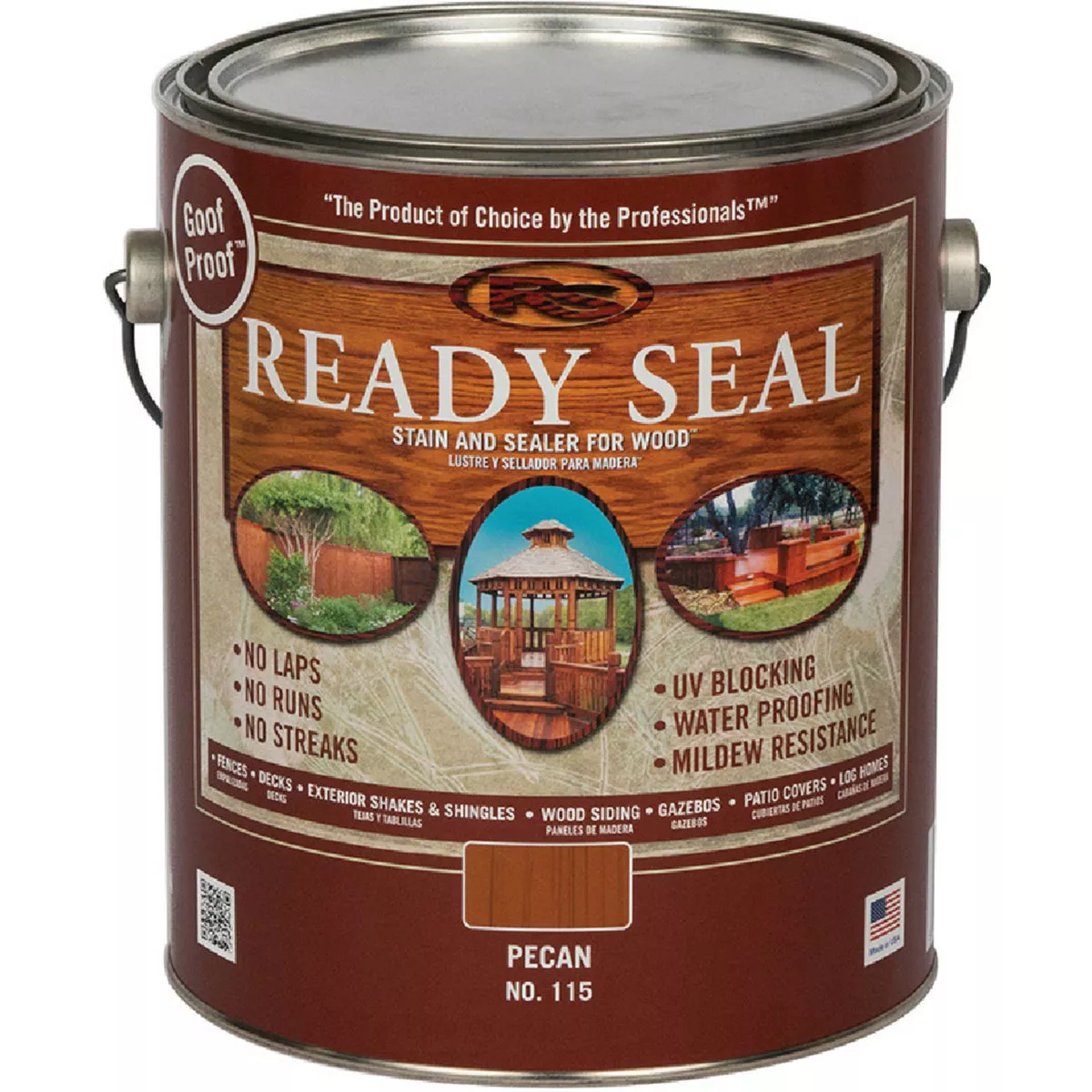 Ready Seal 1 Gal. Wood Stain & Sealer 250VOC, Pecan