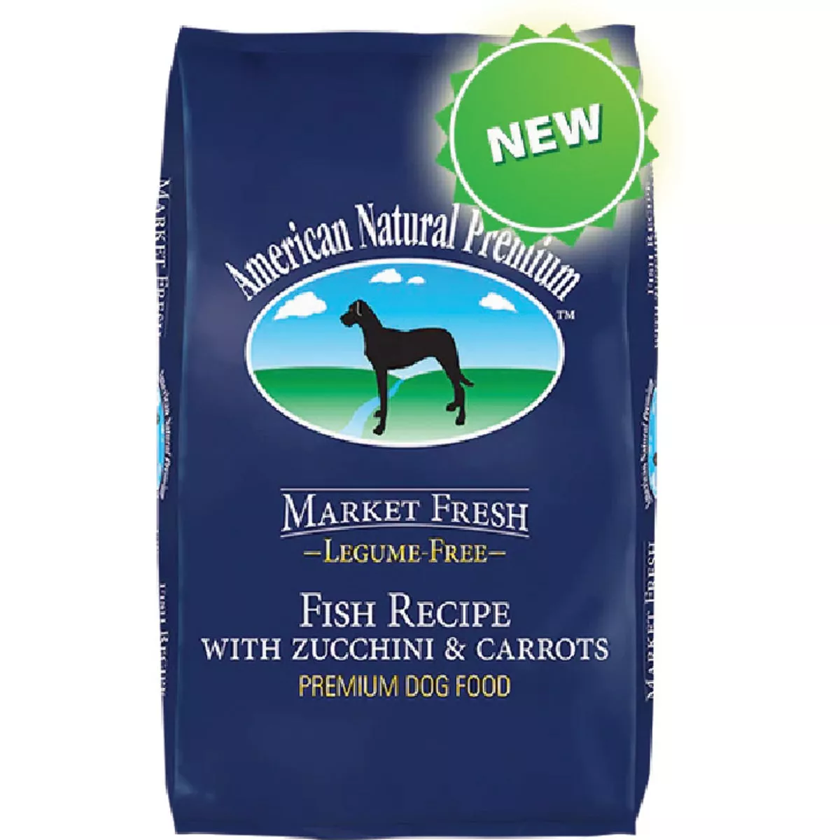 American Natural Premium Fish with Zucchini & Carrots 12 Lb. Dry Dog Food
