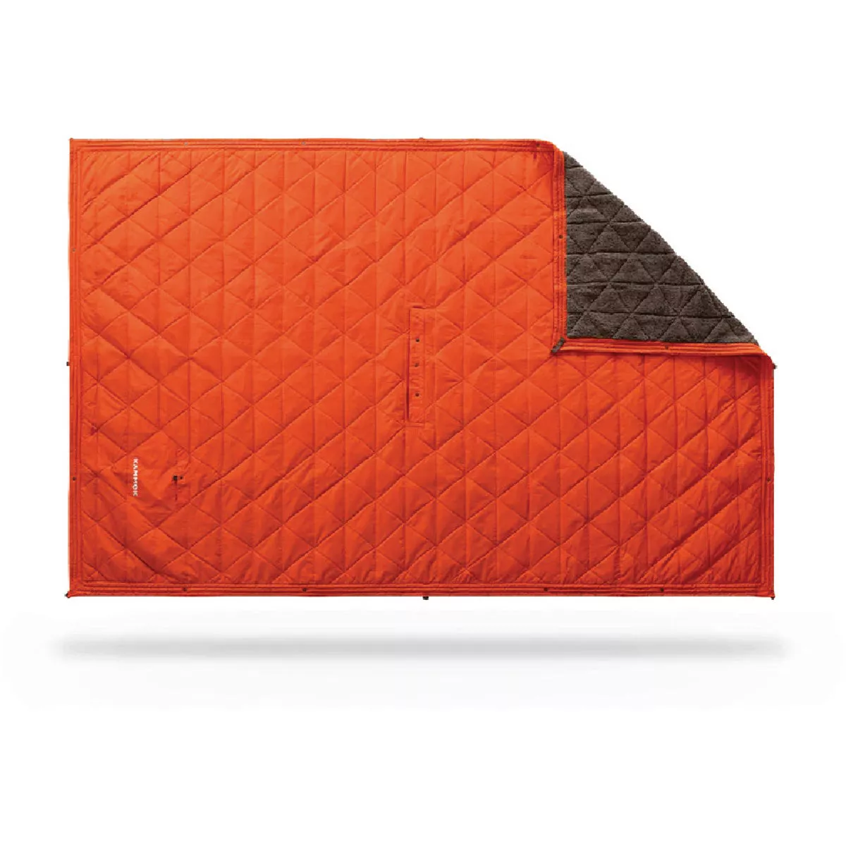 Kammok 50 In. x 84 In. Ultra-Plush Fleece Mountain Blanket, Ember Orange
