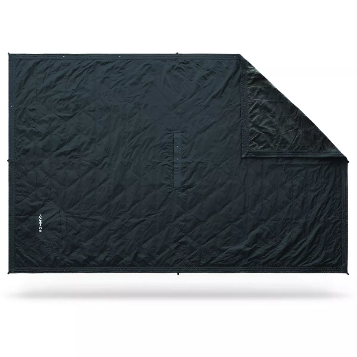 Kammok 50 In. x 84 In. Microfleece Field Blanket, Granite Gray