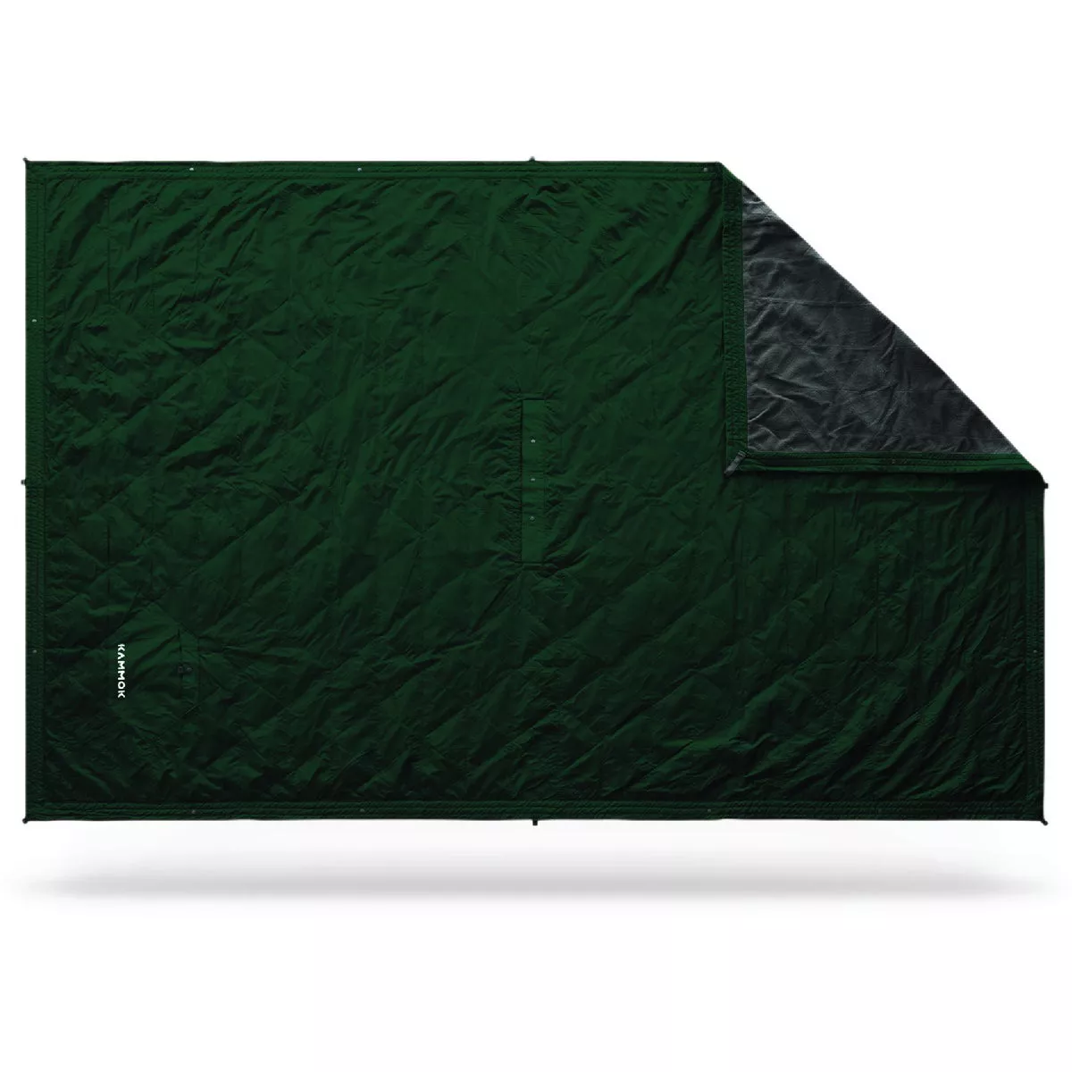 Kammok 50 In. x 84 In. Microfleece Field Blanket, Pine Green
