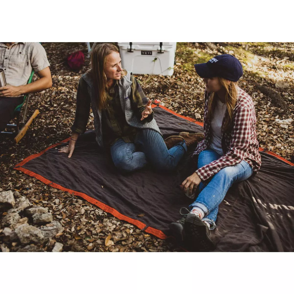 Kammok 50 In. x 84 In. Microfleece Field Blanket, Pine Green - photo 2