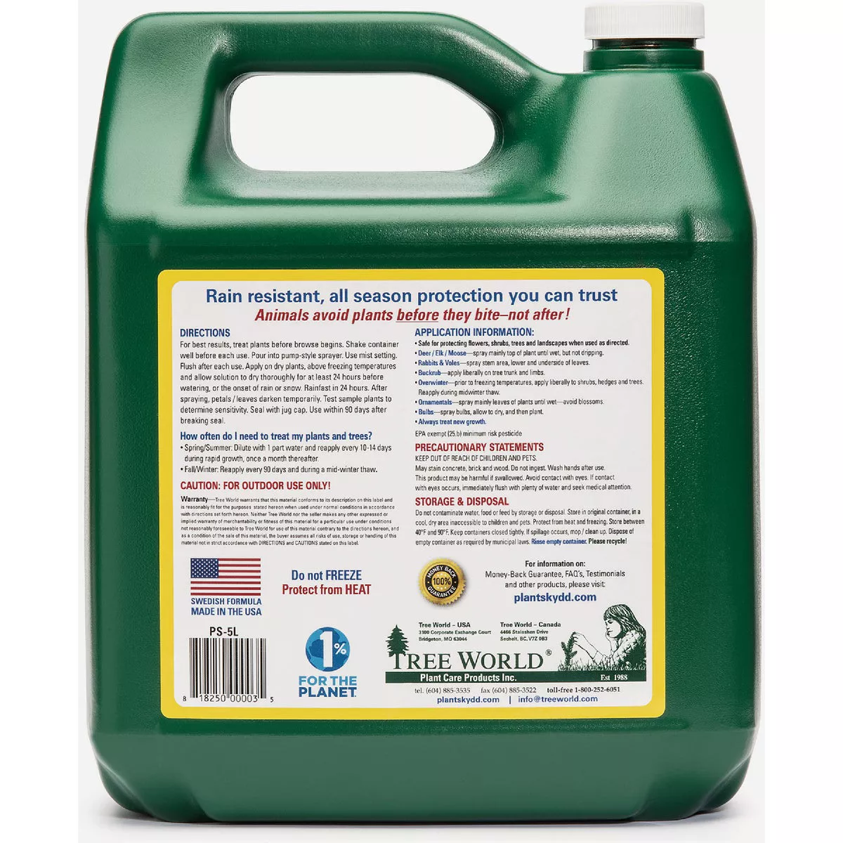 Plantskydd 1 Gal. Ready To Use Liquid Animal Repellent