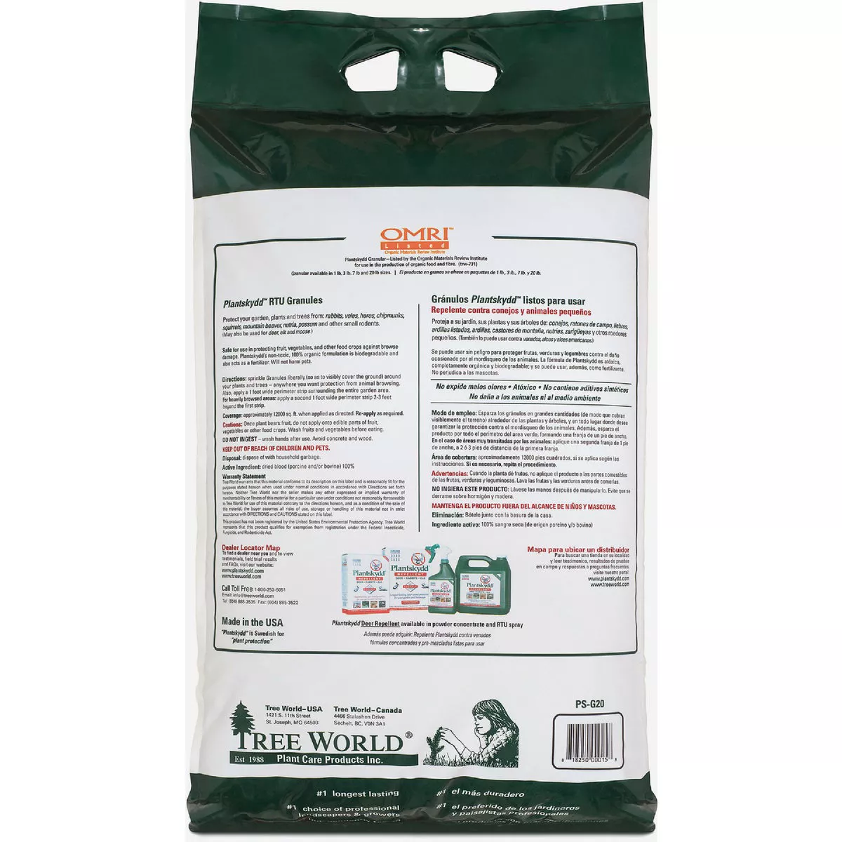 Plantskydd 20 Lb. Granules Rabbits & Small Critter Repellent - photo 2