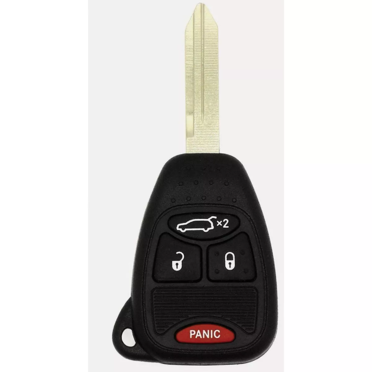 Chrysler, Dodge, and Jeep Simple Key - 4 Button Remote and Key Combo with Trunk