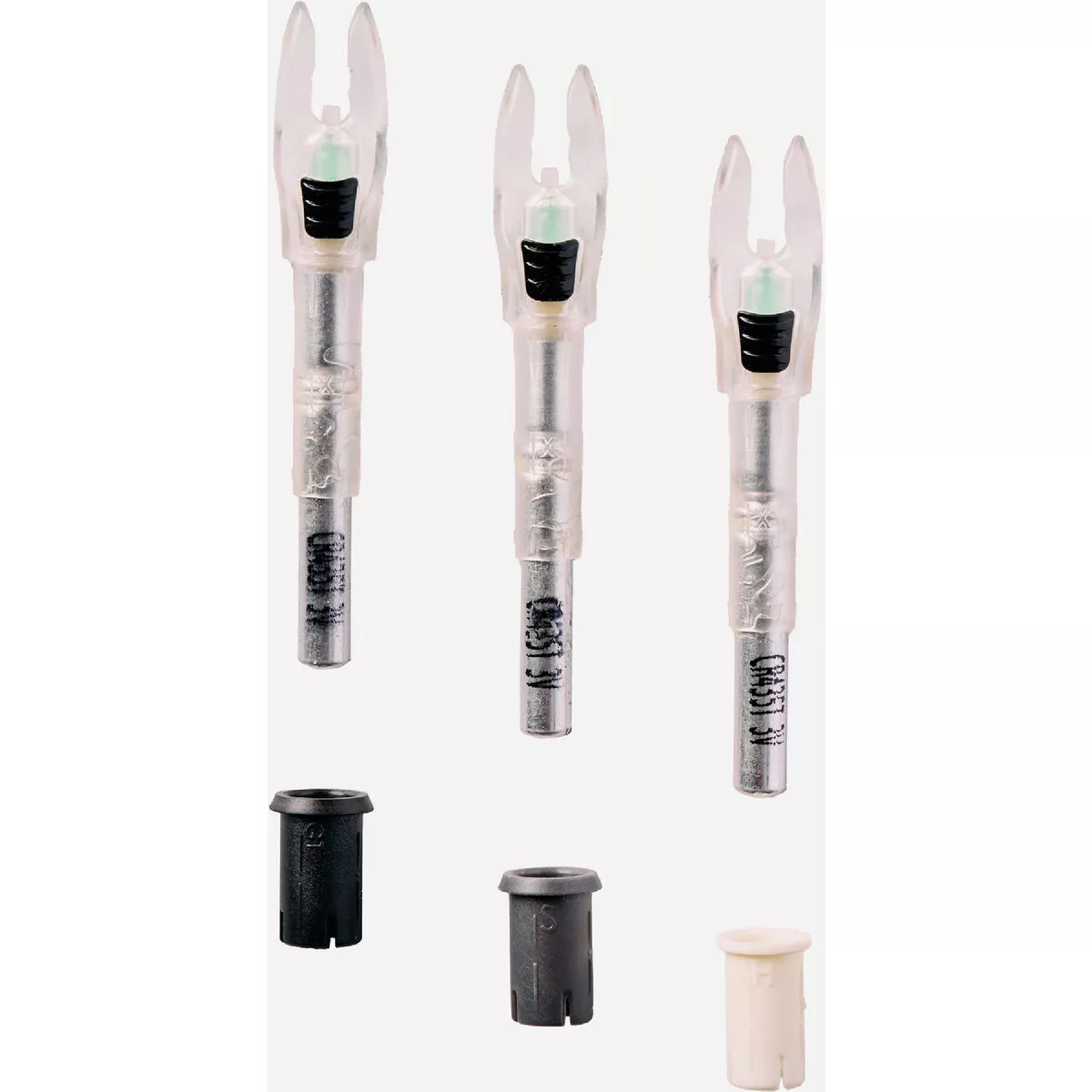 Nockturnal Shift Green LED Lighted Nocks (3-Pack)