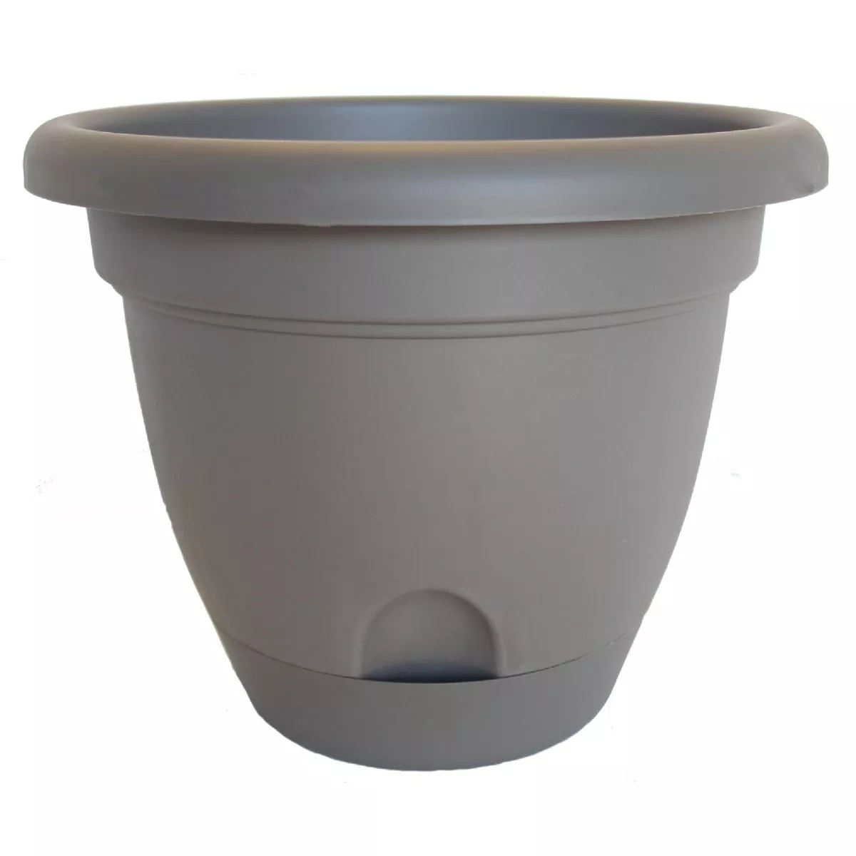 Bloem Lucca 8.75 In. x 11 In. x 11 In. x 5.5 In. High Density Plastic Peppercorn Planter-