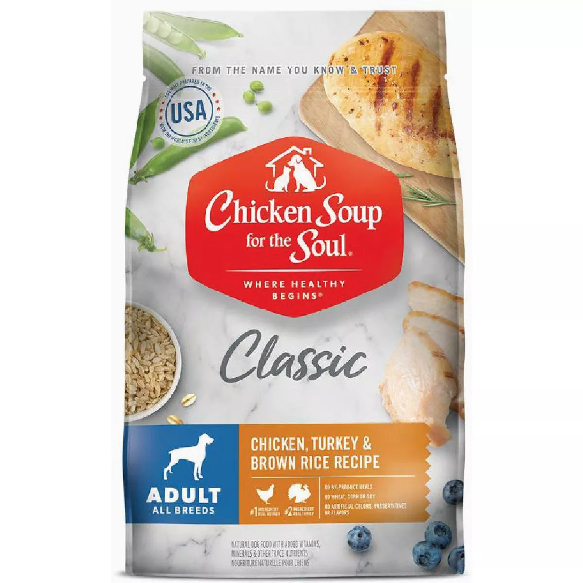Chicken Soup for the Soul 28 Lb. Classic Chicken, Turkey & Brown Rice Adult Dry Dog Food