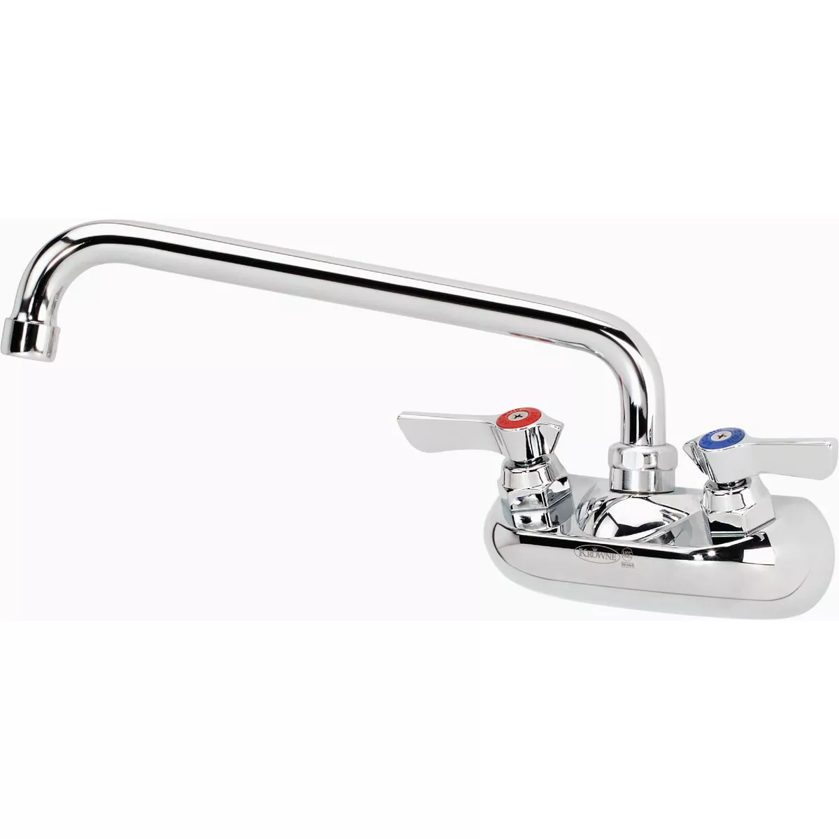 Krowne Silver Series 4 In. Center Wall Mount Faucet with 10 In. Spout