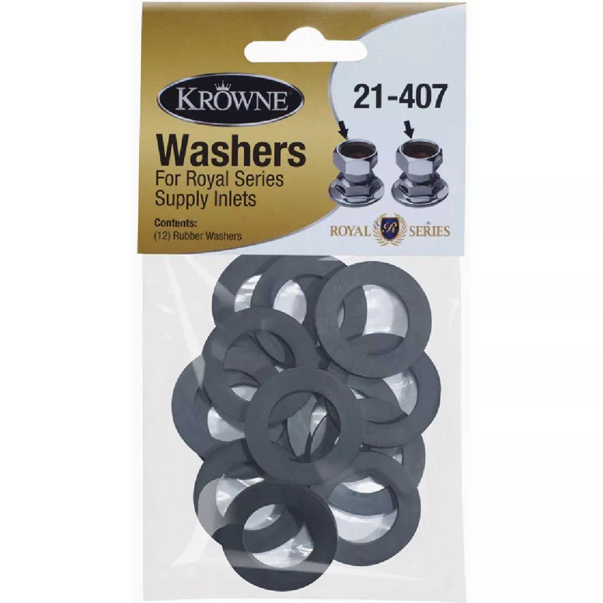 Krowne Royal Series Replacement Washer Set (12-Count)