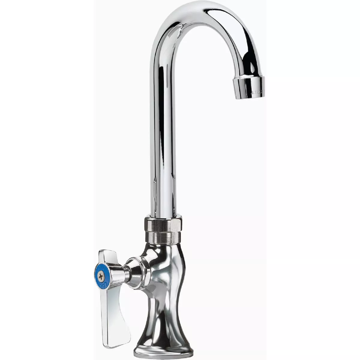 Krowne Silver Series Single Hole Deck Mount Pantry Faucet with 3-1/2 In. Wide Gooseneck Spout