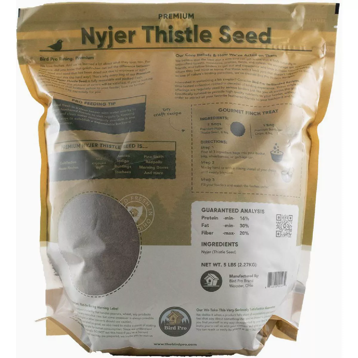 Bird Pro 5 Lb. Premium Nyjer Thistle Bird Seed - photo 2