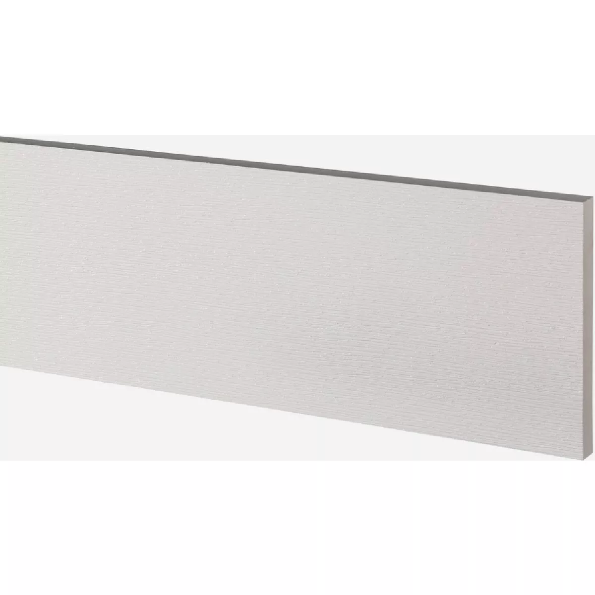 AZEK Frontier 1 In. x 8 In. x 18 Ft. White Reversible-Wood Textured/Smooth PVC Trim Board