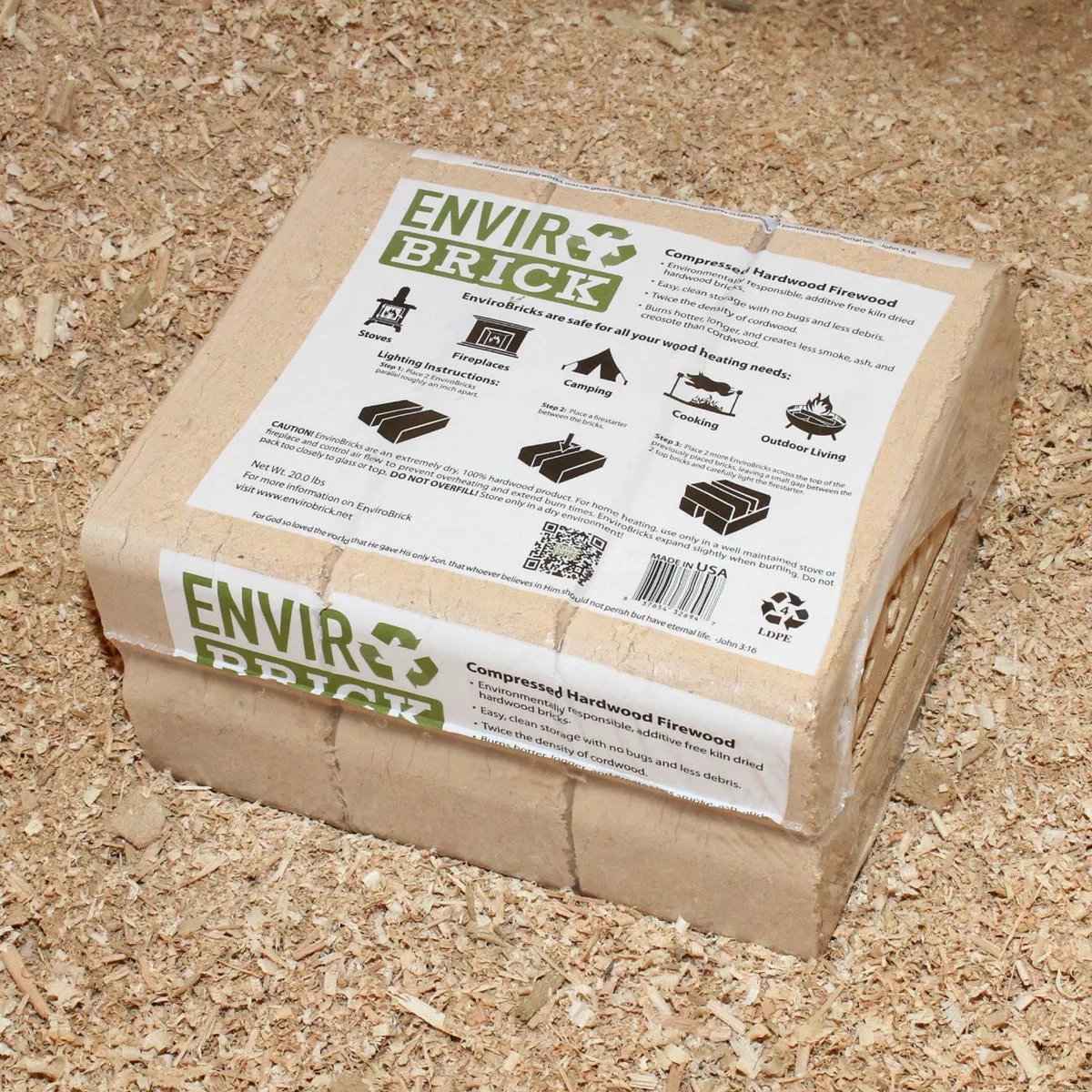 EnviroBrick Compressed Hardwood Firewood (6-Pack) - photo 8