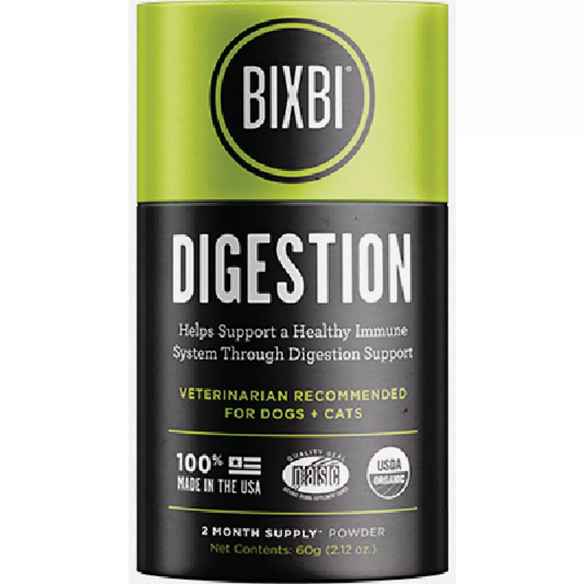BIXBI 2.12 Oz. Digestion Organic Mushroom Powder Dog/Cat Food Supplement