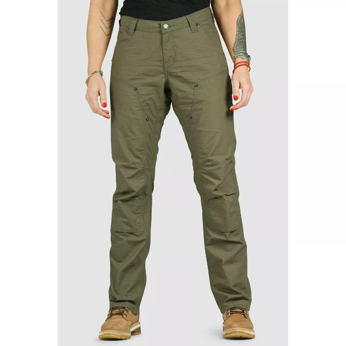 Dovetail Workwear Women's 4x30 Kelp Green Ripstop Anna Ultra Light Trail Pant