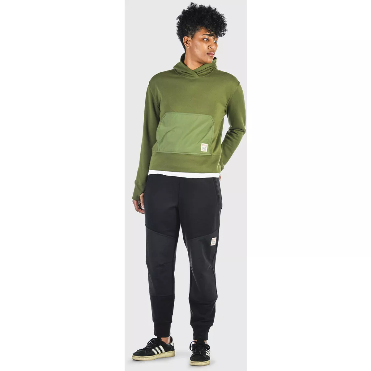 Dovetail Workwear Women's XXL Moss Green Flagger Fleece Hoodie